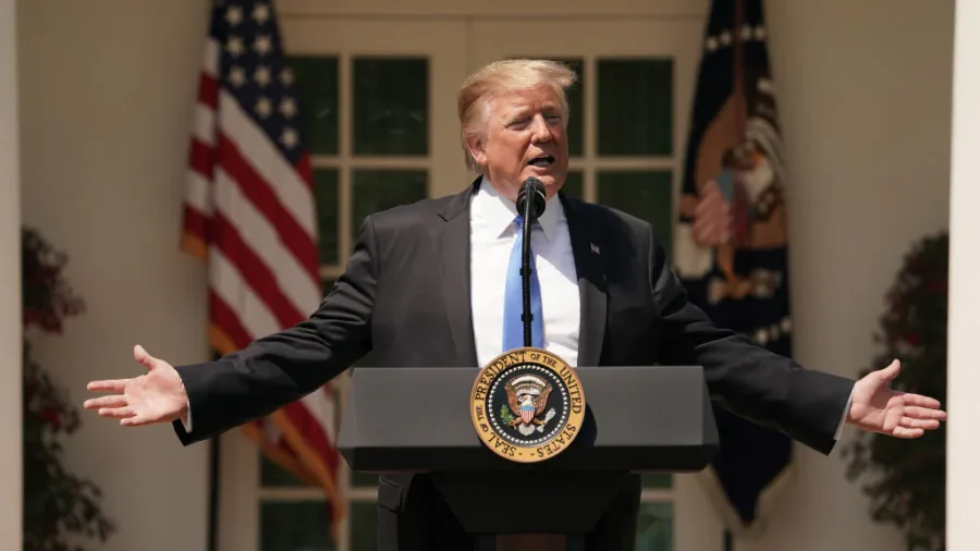 Trump Participates in National Day of Prayer