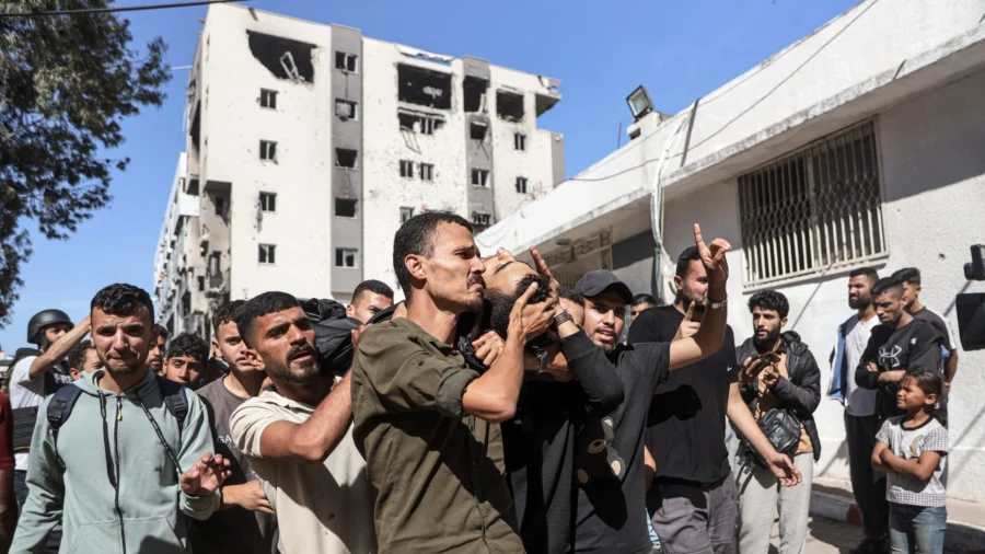 Israeli Airstrike Reportedly Hits Near Gaza Market