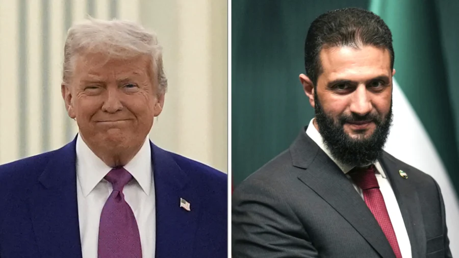 Trump Meets With Syrian Leader Al-shaara in Riyadh
