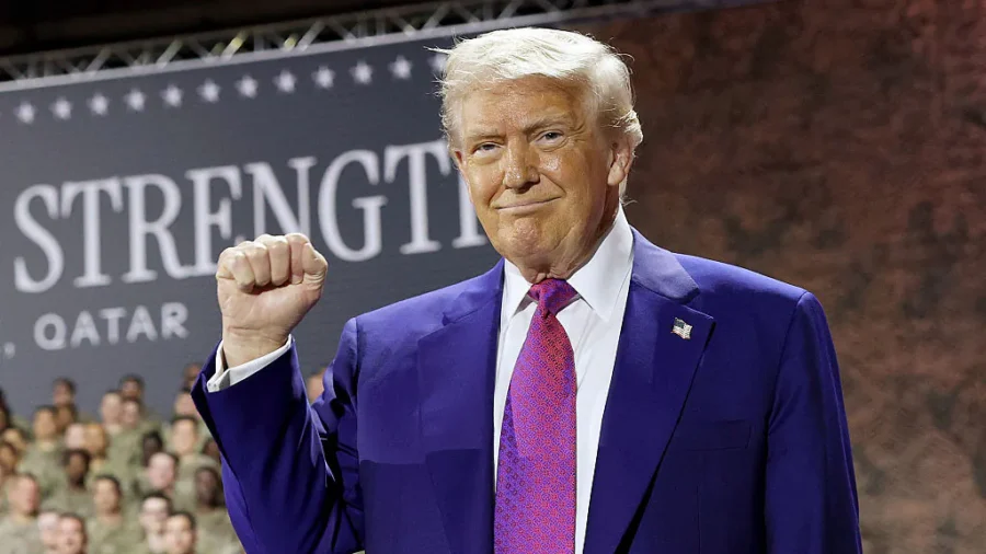 Trump Delivers Remarks to Troops at Al Udeid Air Base, Qatar