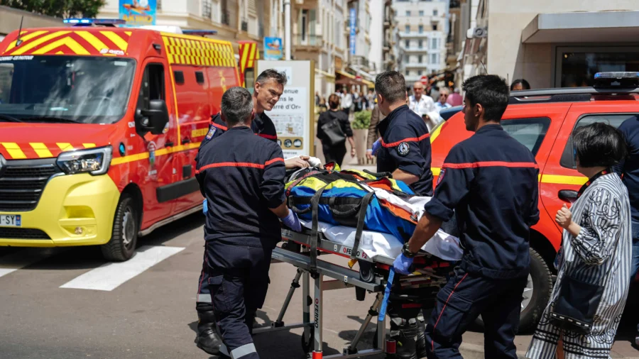 Palm Tree Falls on a Person at Cannes Film Festival