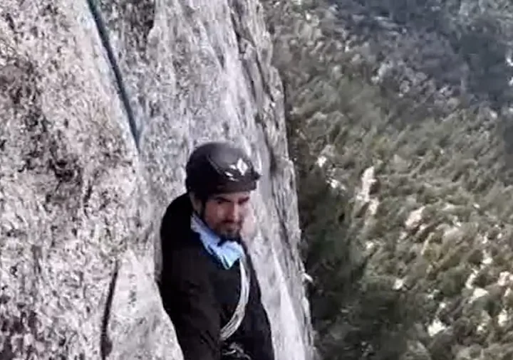 Helicopter Rescues Injured Climber in California