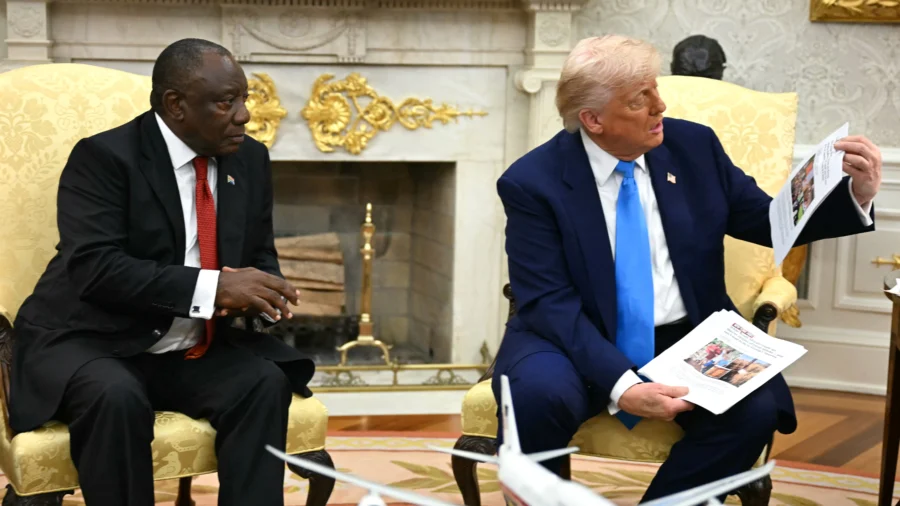 Trump Confronts Ramaphosa Over ‘Afrikaner Genocide’ in Oval Office Meeting