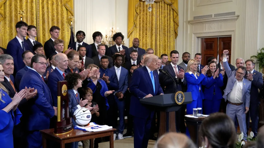 Trump Hosts 2025 NCAA Basketball Champions, the Florida Gators