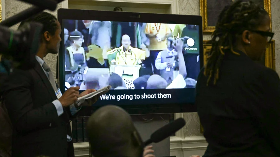 Who Is the South African Radical in the Oval Office Video Singing ‘Kill the Farmer’?