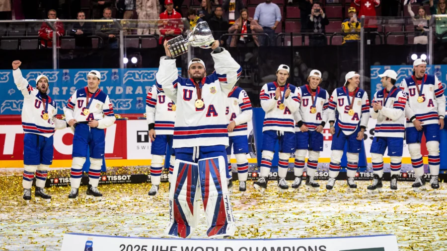 US Wins First World Hockey Title in 92 Years