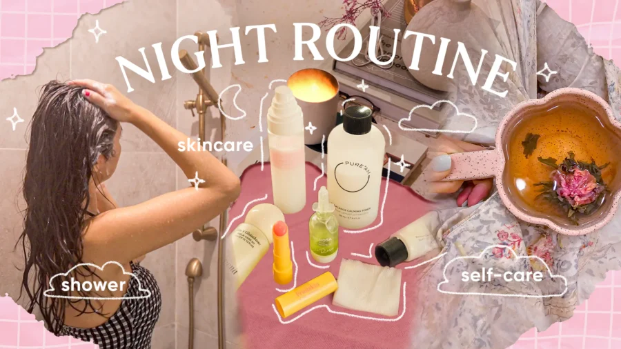 The Perfect Night Routine to End a Stressful Day | Shower, Skin, and Home Rituals