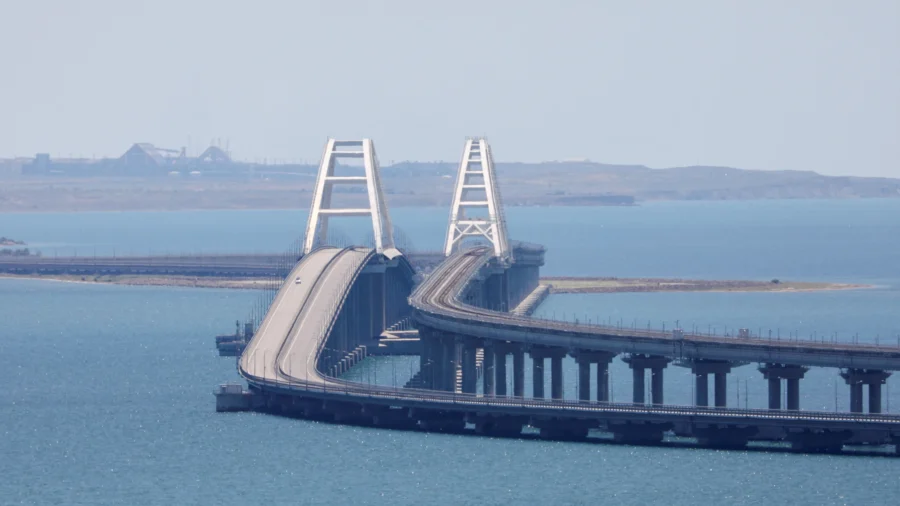 Ukraine Says It Attacked Crimea Bridge With Underwater Explosives