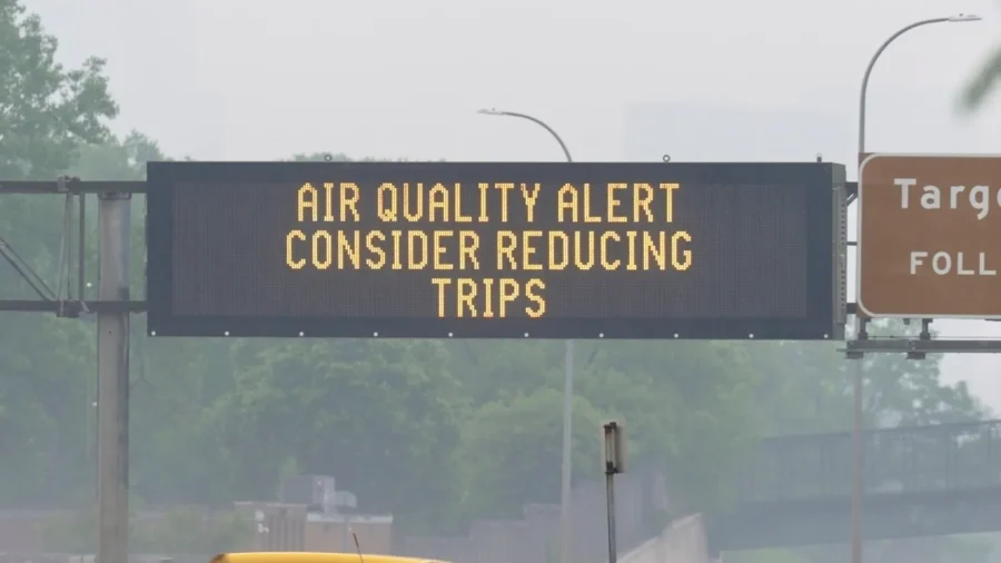 Air Quality Worsens in Eastern US as Canadian Wildfire Smoke Hangs Over Midwest