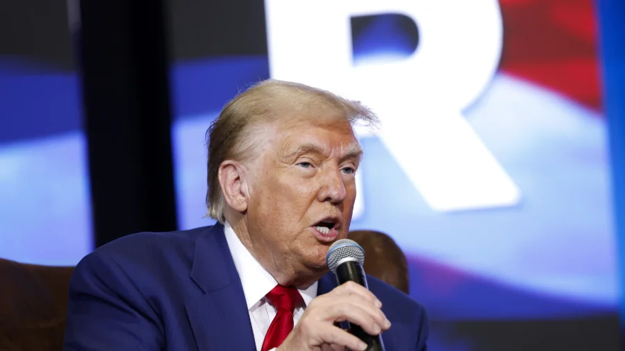 Trump Joins Roundtable Discussion With Fraternal Order of Police