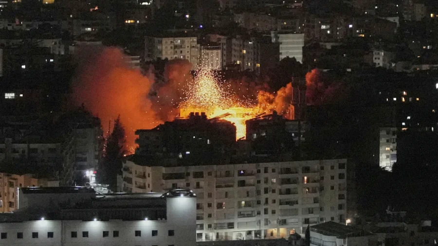 Israel Bombs Beirut, Says Drone Production Sites Targeted