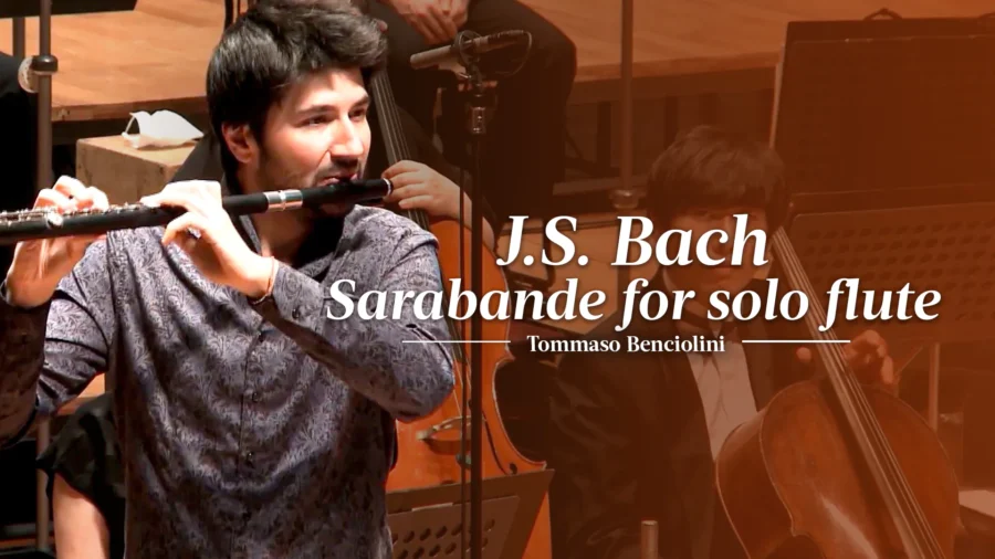 Bach: Sarabande for Solo Flute | Tommaso Benciolini