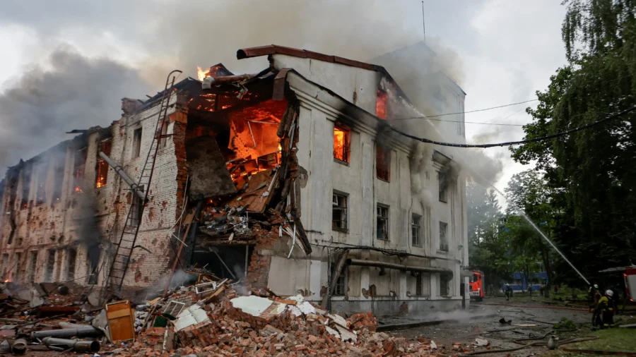 At Least 4 Reported Dead After Russian Attack on Ukraine's Kharkiv