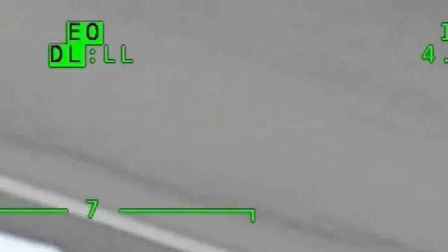Fleeing Man Tosses Wooden Boards Off Truck During Ohio Police Chase