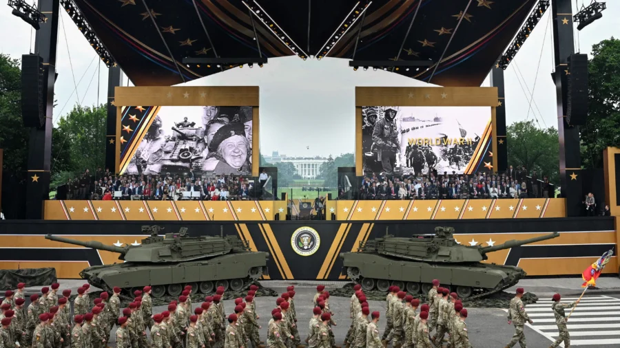 Military Parade in Washington Celebrates Army's 250th Birthday