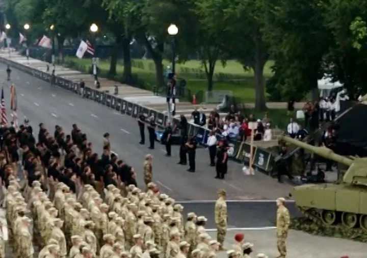 Trump Leads Army Enlistment Ceremony at 250th Birthday Parade