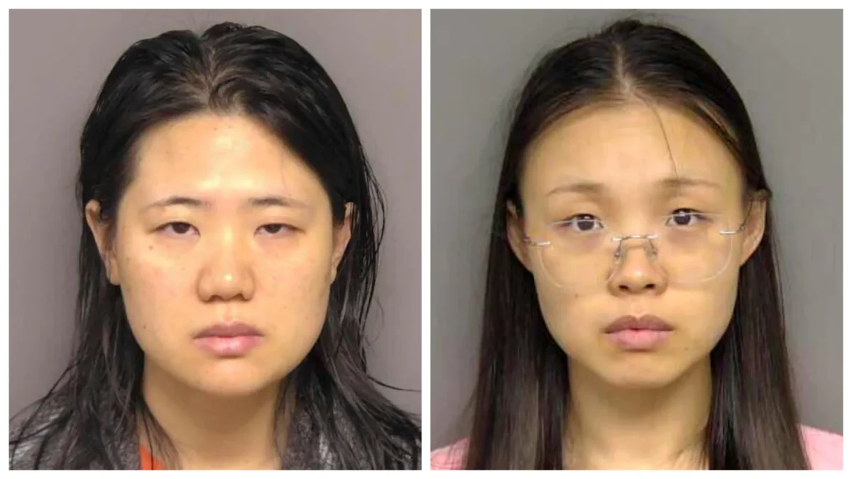 (Left) Chinese scientist Jian Yunqing. (Right) Chinese scientist Han Chengxuan. (Sanilac County Sheriff's Office via AP)