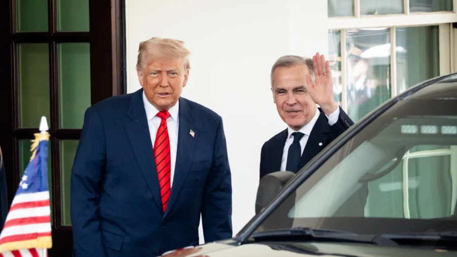 Trump Participates in Bilateral Meeting With Canadian Prime Minister Carney