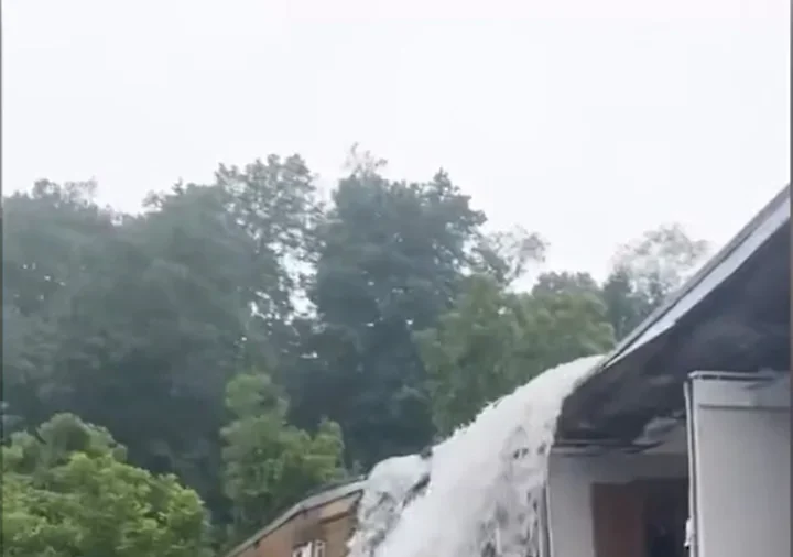Flash Flood Rips Open West Virginia Apartment Building