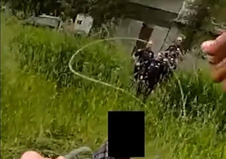 Deputy Uses Lasso to End Chainsaw Standoff