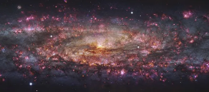 This Photo of the Nearby Sculptor Galaxy Spans 65,000 Light Years