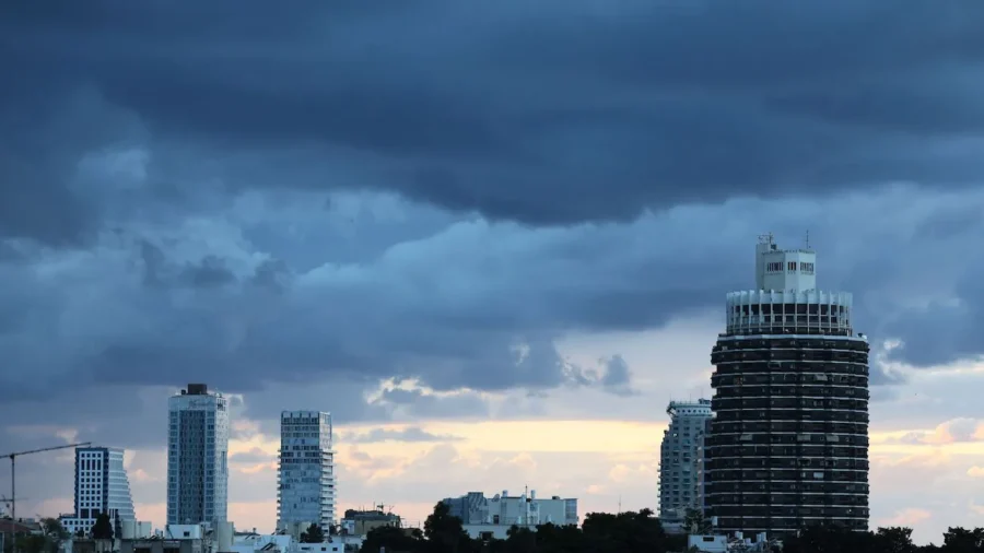 View of Tel Aviv Skyline in Israel