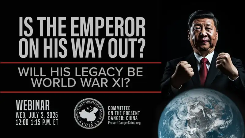 CPDC Webinar Examines Chinese Leader Xi Jinping’s Legacy and the Threat of Global Conflict