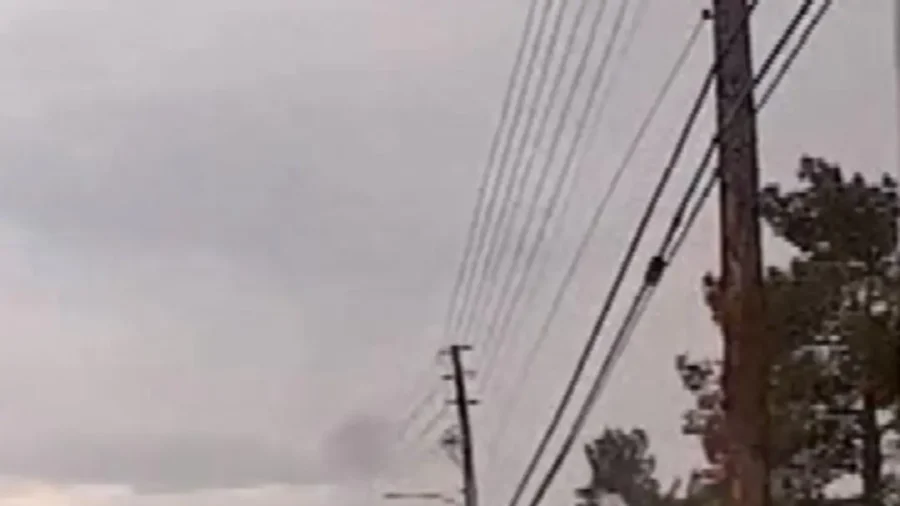 Video Power Lines Crash Onto Cars During Vegas Dust Strom