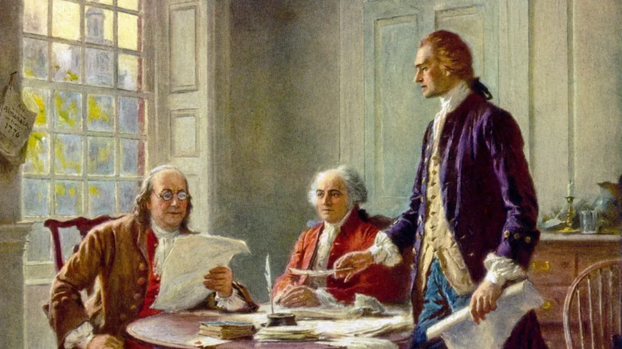 how old is the declaration of independence in 2025