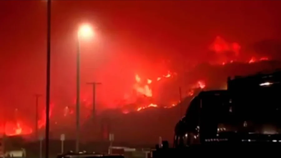Rancho Fire Sparks Evacuation in California's Laguna Beach