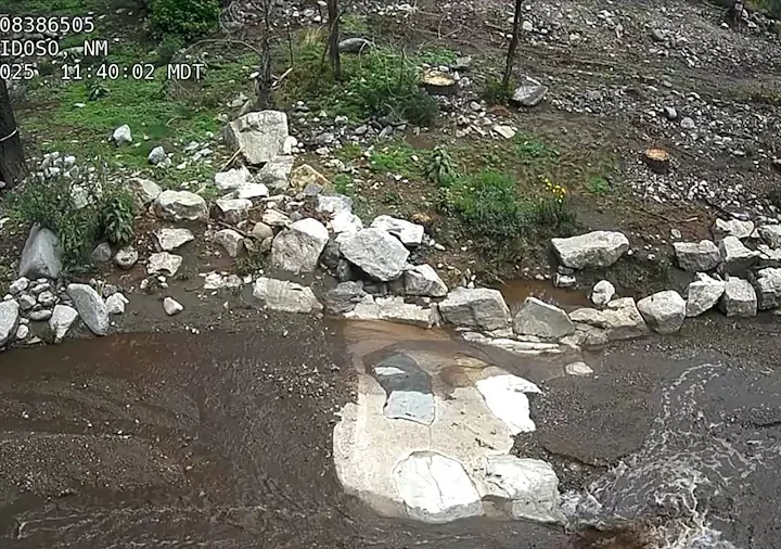 Timelapse Shows Floodwater Rapidly Rising in New Mexico