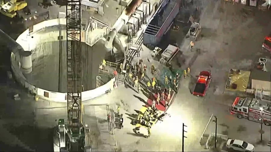 31 Construction Workers Reach Safety After Partial Collapse of Los Angeles Industrial Tunnel
