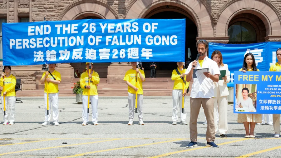 Falun Dafa Practitioners Rally in Toronto, Call for End to 26-Year Persecution