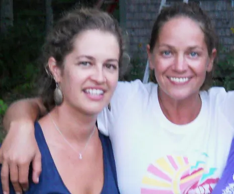 Sunshine Stewart (R) and Bethany Leach Parmley in Union, Maine, in 2012. (Cassidy Parmley/Bethany Leach Parmley via AP)