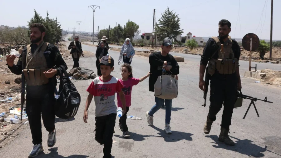 Bedouin Civilians Evacuate Syria's Sweida as Truce Holds