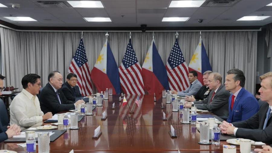 Philippine’s President Marcos Jr. Arrives in US to Meet Trump