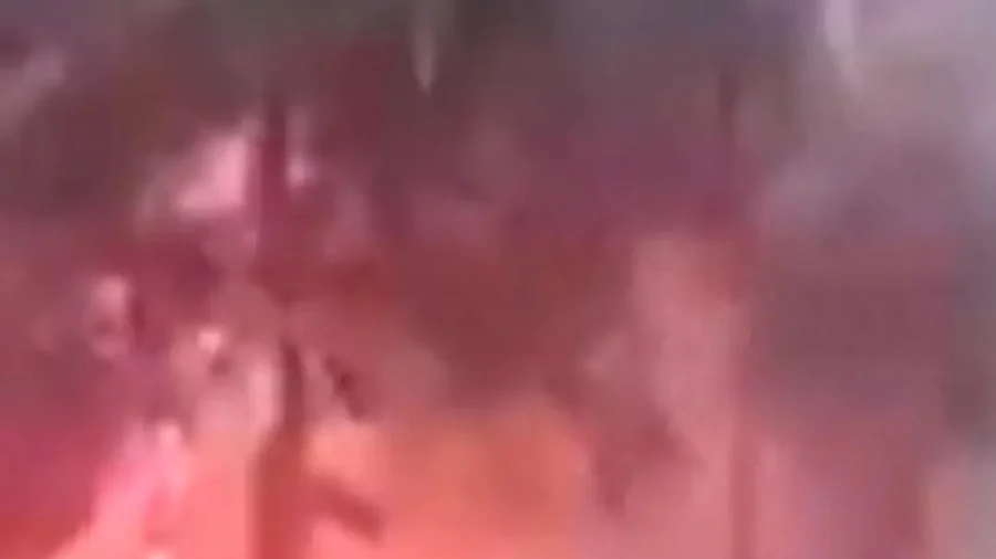 Doorbell Camera Catches Lightning Strike in Florida