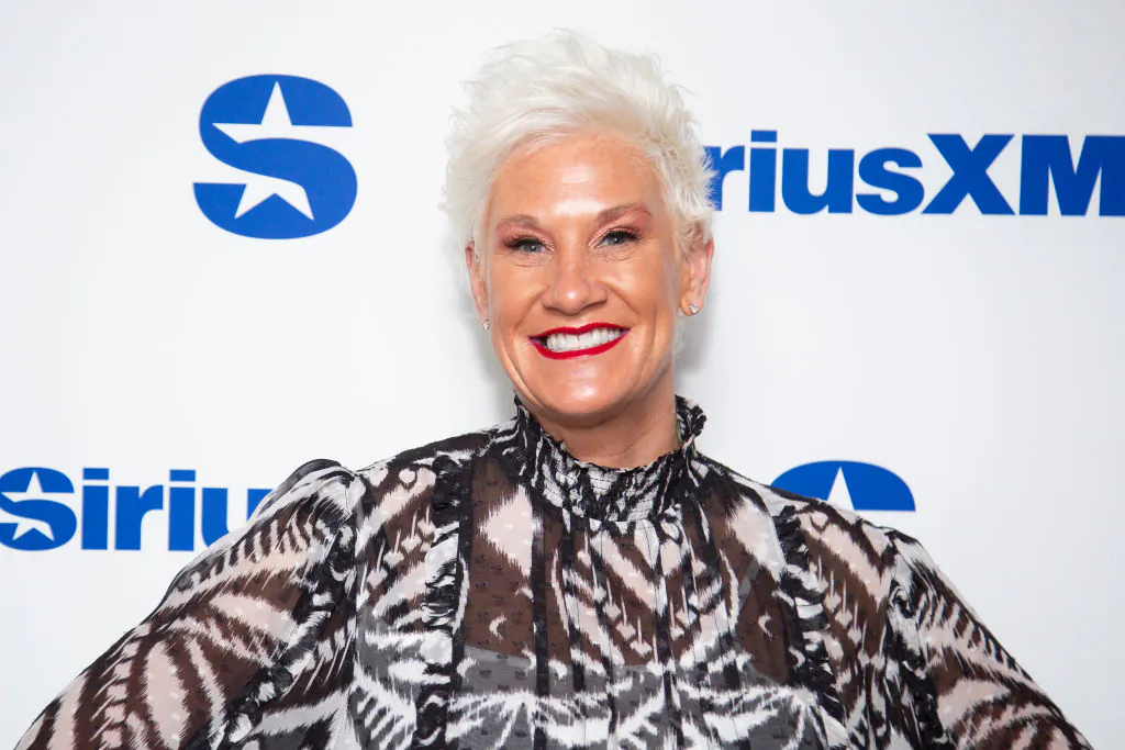 Anne Burrell visits SiriusXM Studios in New York City on Oct. 16, 2024. (Santiago Felipe/Getty Images)