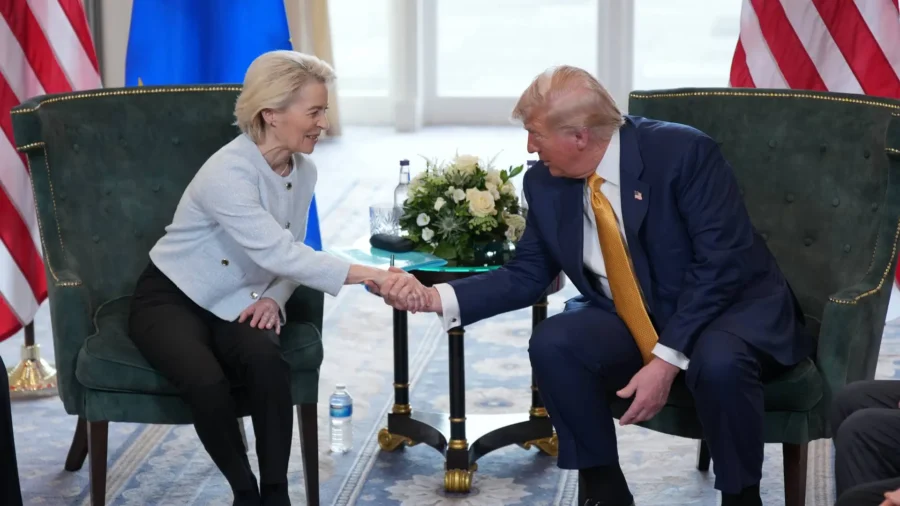 Trump Meets European Commission President von der Leyen in Scotland