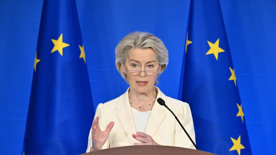 European Commission President Delivers Statement Following US–EU Trade Deal Announcement