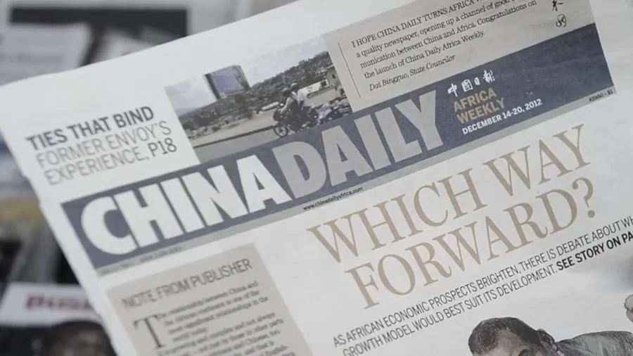 UK Bans China Daily Circulation in Parliament
