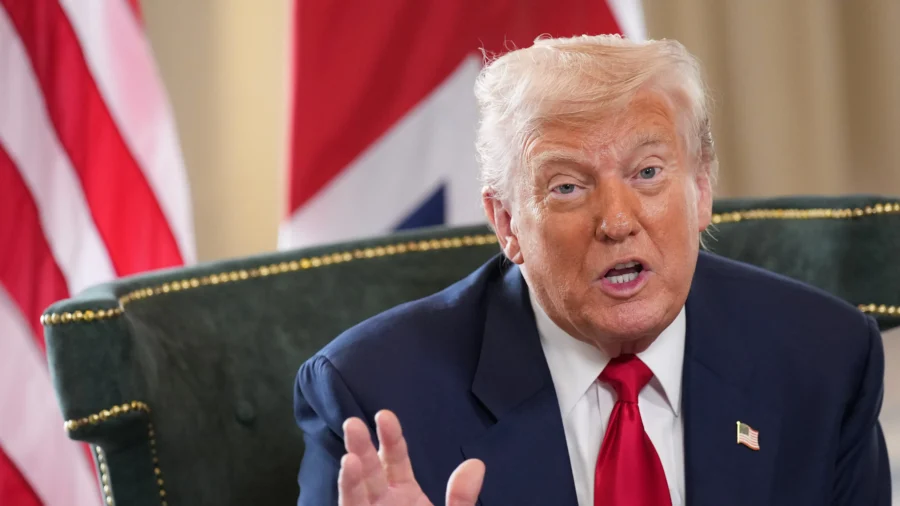 Trump Signs a Congressional Bill and Speaks to Press