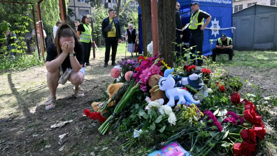 Ukraine Mourns 31 Civilian Casualties, Including 5 Children, After Russian Attack