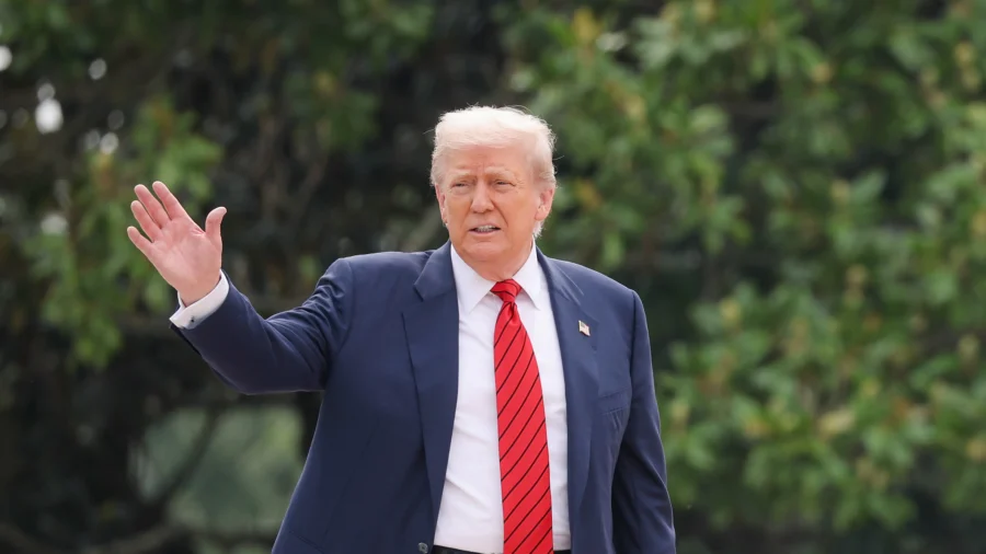 Trump Attends Purple Heart Day Event