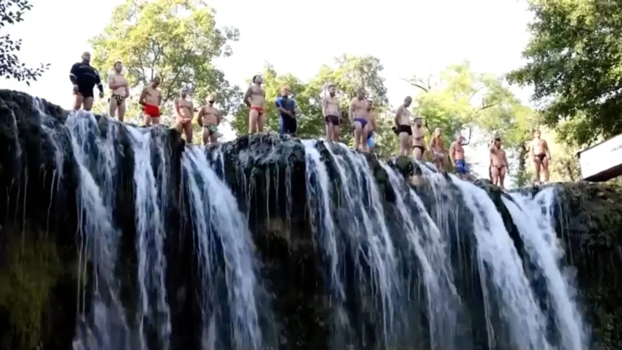 Bosnia Hosts 10th International Waterfall Diving Competition