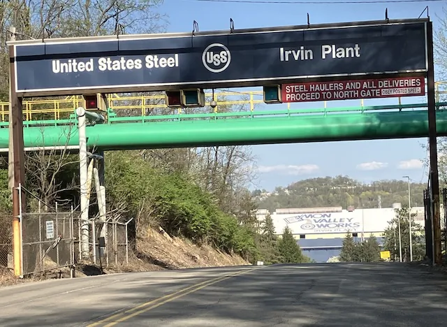 View of Explosion Site at Pennsylvania Steel Plant