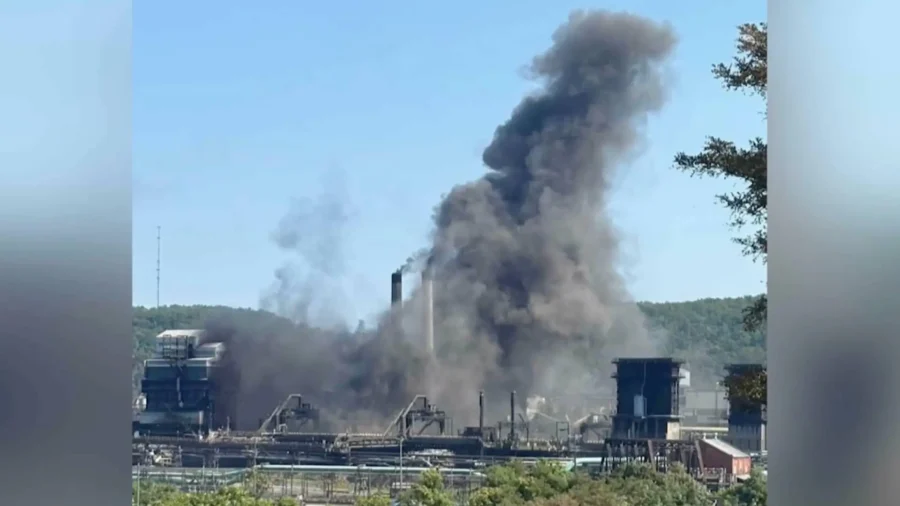 Explosion at Pennsylvania Steel Plant Leaves Dozens Hurt, People Trapped Under Rubble
