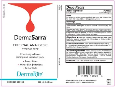 DermaRite DermaSarra is part of the company's Aug. 11, 2025, voluntary recall (Photo courtesy of DermaRite)