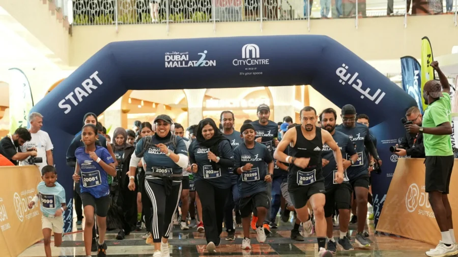 Dubai Runners Beat the Heat at City's First 'Mallathon'