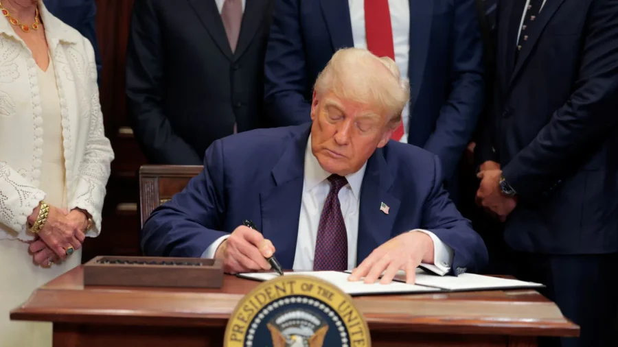 Trump Targets Drug Dependence on China, Monopolies, Space Flight in New Executive Orders